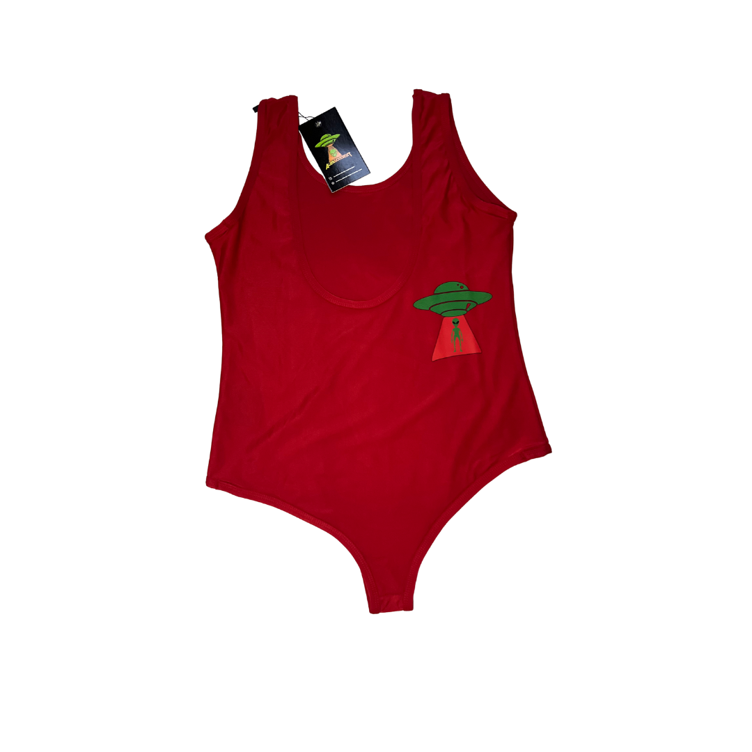 Alien Movement Micro Red Lycra Swimsuit